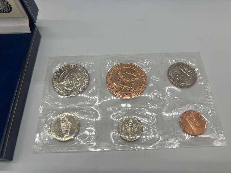5 Statehood Quarters & 1993-D Coin proof set