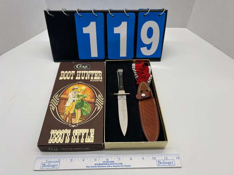 Case XX SS USA Boot Hunter 1880's style boot knife
