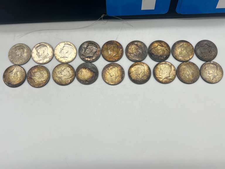 Lot of 18 1964 Kennedy Half Dollar Coins
