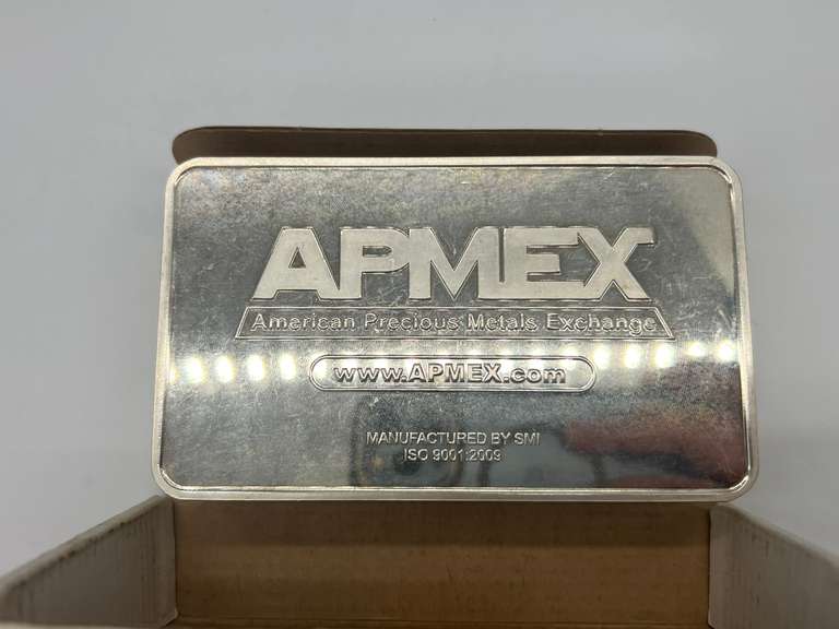 Apmex 100 ounce Silver Bar