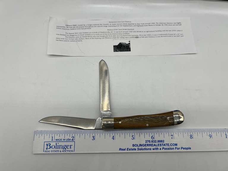 Canal Street Cutlery Co. Dual blade (Serial #195) pocket knife