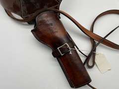 Beautiful leather gun belt and holster