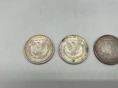 Lot of 4 1921 Morgan Silver Dollar Coins