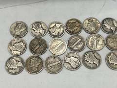 Lot of 30 Mercury Dimes