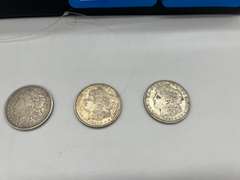Lot of 4 1921 Morgan Silver Dollar Coins