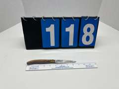 Laguiole L'Éclair Fixed blade knife (#Serial 440)