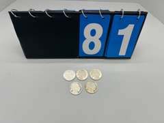 Lot of 5 Buffalo 1 oz. Silver Bullion Rounds