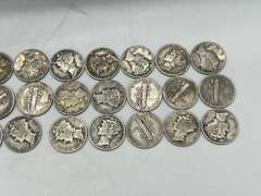 Lot of 30 Mercury Dimes