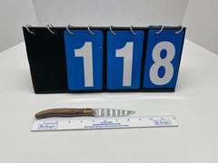 Laguiole L'Éclair Fixed blade knife (#Serial 440)