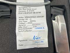 Springfield Armory XD - 40 Compact Pistol with Range Kit
