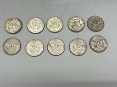 Lot of 10 1964 Kennedy Half Dollar Coins