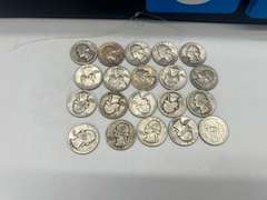 Lot of 20 Washington Pre 1964 Silver Quarters