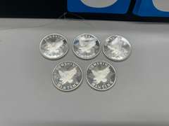 Lot of 5 Sunshine Minting 1 oz. Silver Bullion Coins