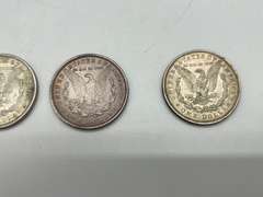 Lot of 4 1921 Morgan Silver Dollar Coins