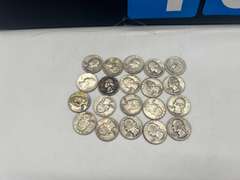 Lot of 20 Washington Pre 1964 Silver Quarters
