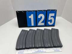 Lots of 5 30-round metal magazines 5.56/.223