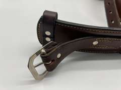 Beautiful leather gun belt and holster