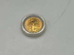 2001 $5 American Eagle Gold Coin 1/10th oz. Gold