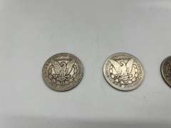 Lot of 4 Morgan Silver Dollar Coins