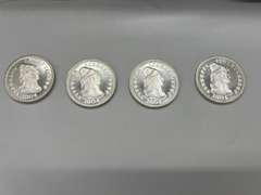 Lot of 4 Draped Bust 1 oz. Silver Bullion Rounds