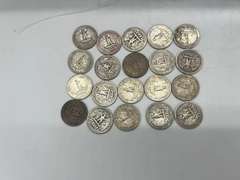 Lot of 20 Washington Pre 1964 Silver Quarters