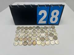 Lot of 50 1965-69 Kennedy Half Dollar Coins