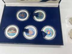 5 Statehood Quarters & 1993-D Coin proof set