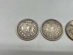Lot of 4 1921 Morgan Silver Dollar Coins