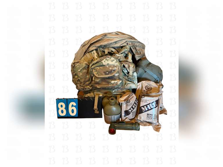 Military Ruck Sack with Accessories