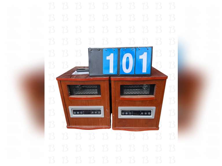 Konwin Infrared Wood Cabinet Heater (set of 2)