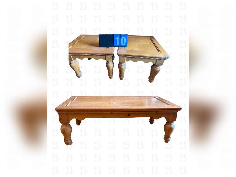 Side Tables (2) & Coffee Table