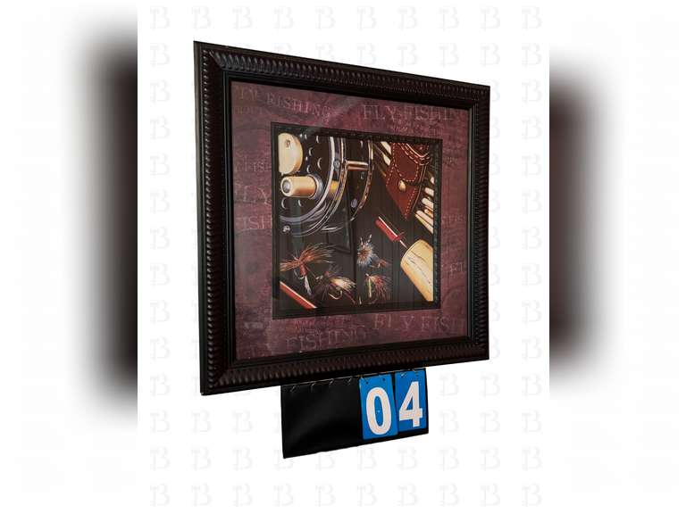 Framed Fly Fishing Print