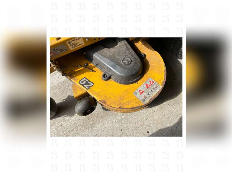 Hustler Zero Turn with 52" Mowing Deck.