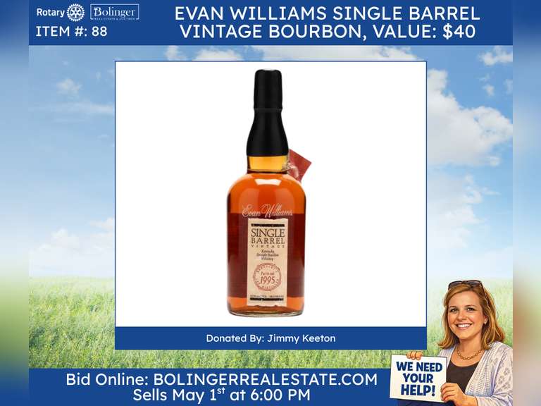 Evan Williams Single Barrel Vintage Bourbon