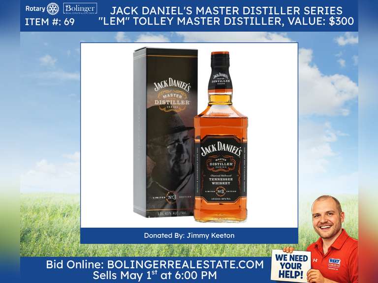 Jack Daniel's Master Distiller Series "Lem" Tolley Master Distiller