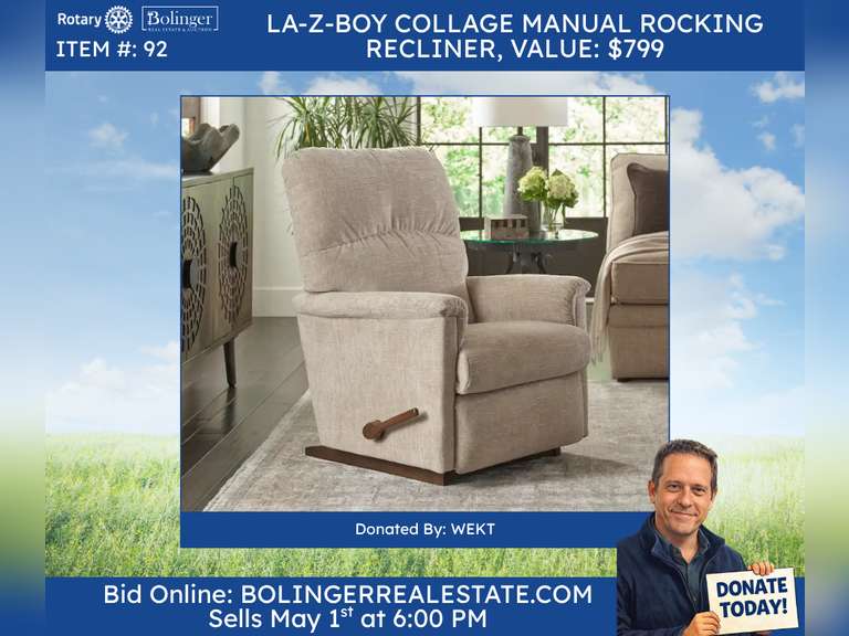 La-Z-Boy Collage Manual Rocking Recliner