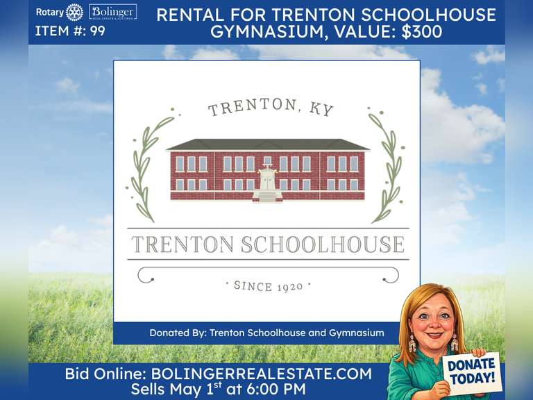 Gymnasium rental at Trenton School House