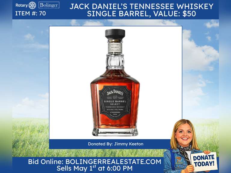 Jack Daniels Tennessee Whiskey Single Barrel