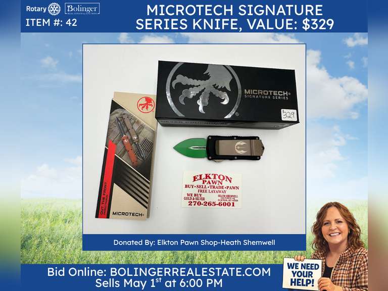 Microtech Signature Series Knife