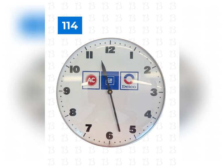 GM Card Clock, Chevrolet Clock, & GM Clock