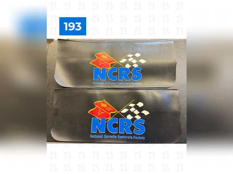 NCRS Fender Covers & Williams Chevrolet Sport Department Flags
