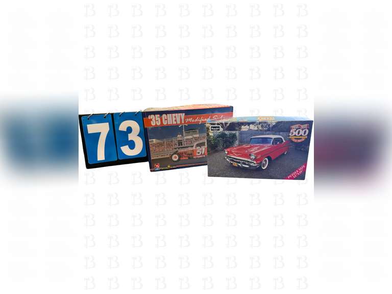Bel Air 500 Piece Puzzle & '35 Chevy Model Kit