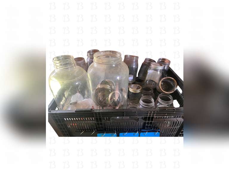 A collection of canning jars