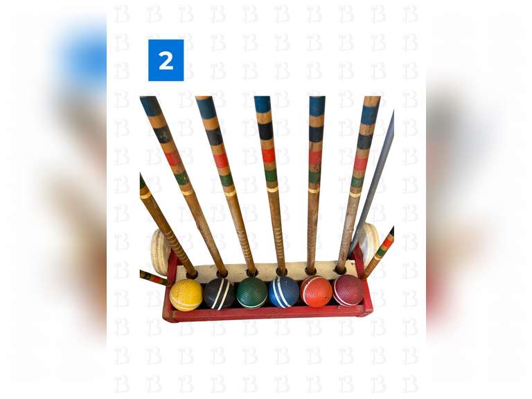 Vintage Croquet Set