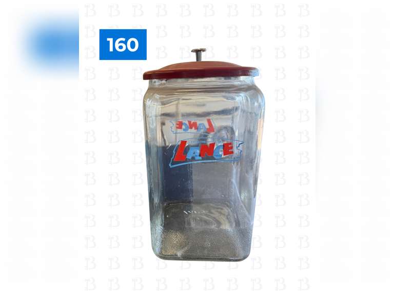 Large Lance Glass Jar