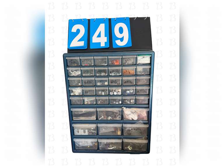 Storage Drawers with Misc Bolts, Screws, and More
