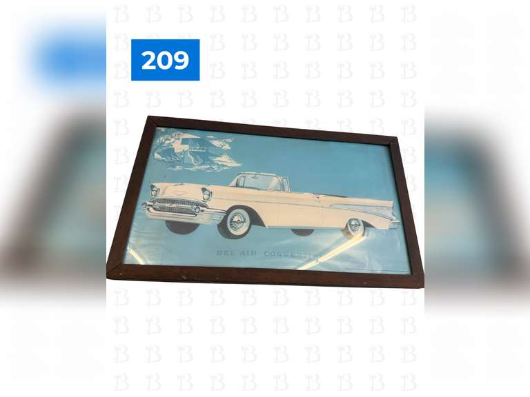 Bel Air Convertible Framed Art