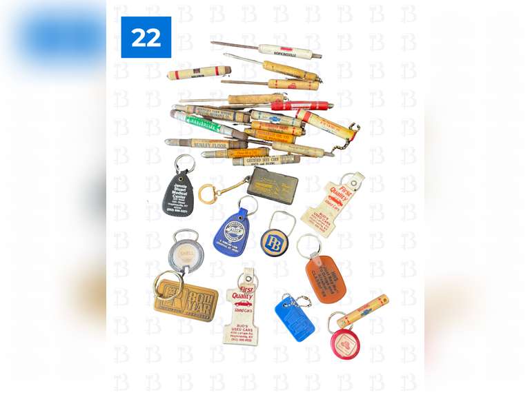 Misc Keychains & Vintage Pocket Screwdrivers