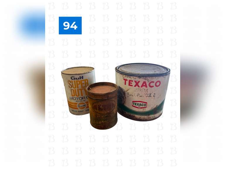 Vintage Motor Oil Cans