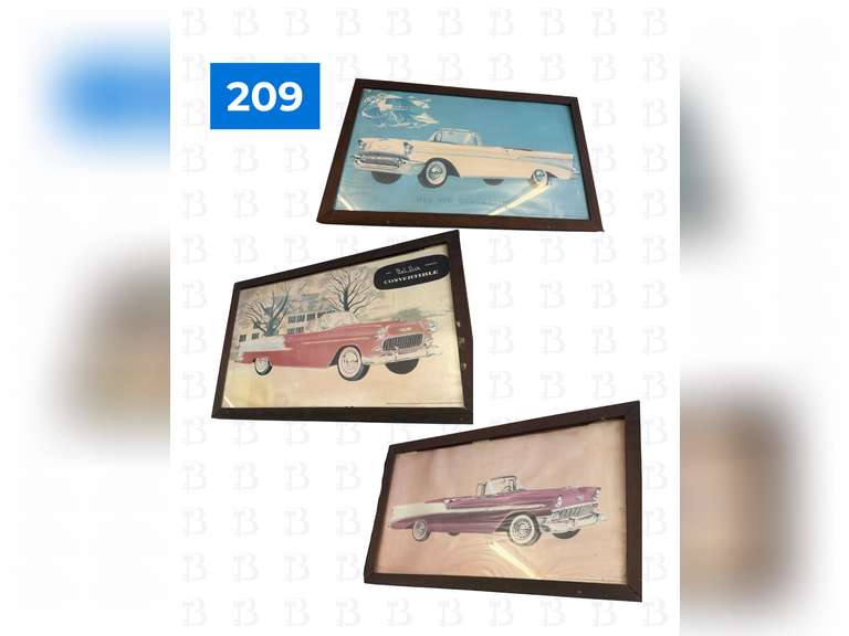 Bel Air Convertible Framed Art